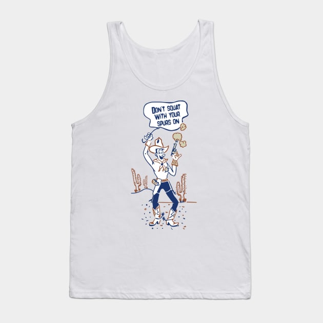 Cowboy Tank Top by PopGraphics